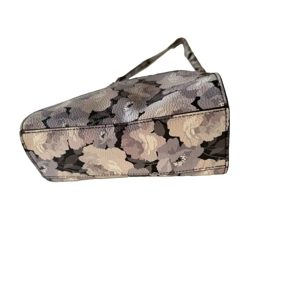 Steve Madden Lilac Purple Floral Faux Leather Crossbody